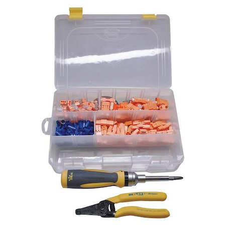 Ideal Twist-On Wire Connector, 12 AWG Max, Orange, Nylon Insulation, 600 V 30-2257