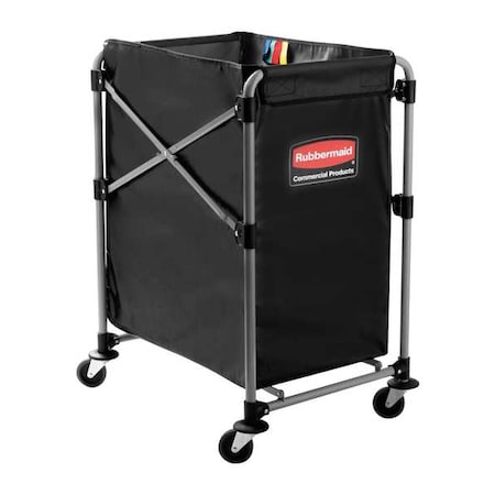Rubbermaid Commercial Collapsible Basket X-Cart, 4 bu. Cap. 1881749