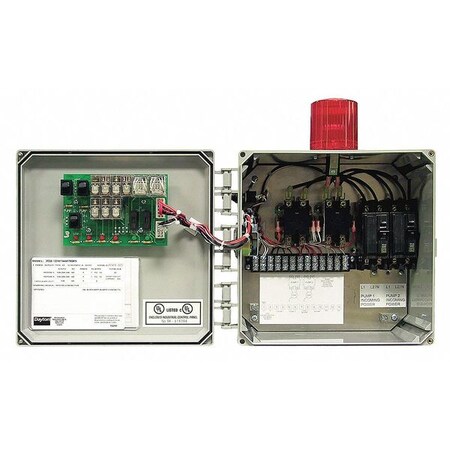 Dayton Duplex Control Panel, 120/208/240V 20VD57