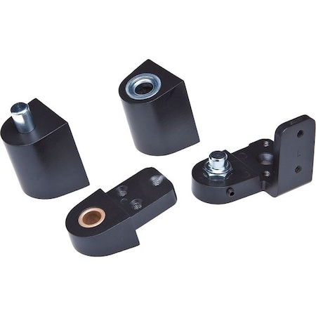 Kaba Ilco Pivot Hinge, Diecast Aluminum, Half Surface Mounting, 1 3/8 in Leaf W x 2 11/16 in Leaf H IL-OP-15-LH-DU SETS