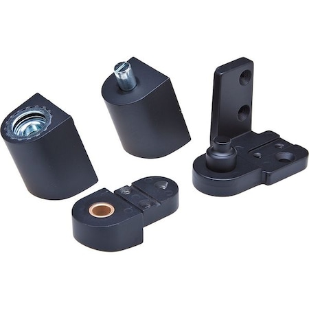 Kaba Ilco Pivot Hinge, Diecast Aluminum, Half Surface Mounting, 1 7/16 in Leaf W x 2 11/16 in Leaf H IL-OP-13-LH-DU SETS