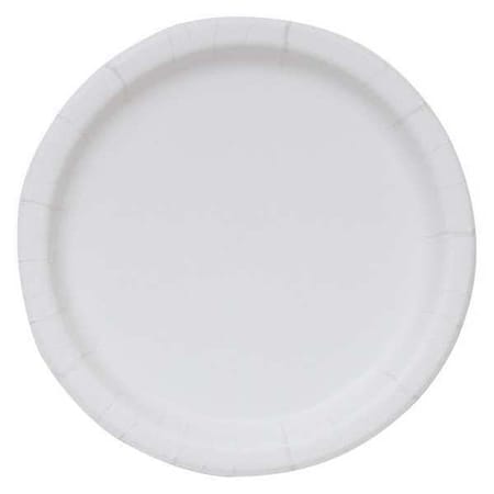 Zoro Select Paper, Plate, Round, 9", White, PK250 20825