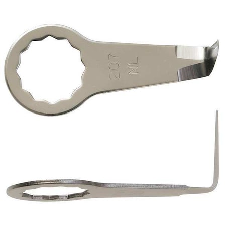 FEIN Hook Blade, Steel, 1In., PK2 63903207012