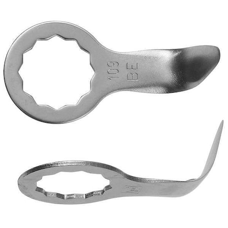 Fein Curved Blade, Steel, 1-3/8In., PK2 63903103017