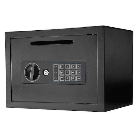 Barska Drop Slot Depository Safe with (2) Deadbolt Lock, Digital Keypad 22.5 lb, 0.59 cu ft, Steel AX11934