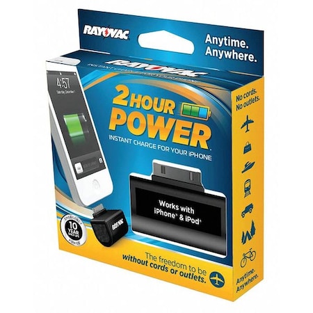 Rayovac Portable Phone Charger, Apple 30-Pin PS71-BT6