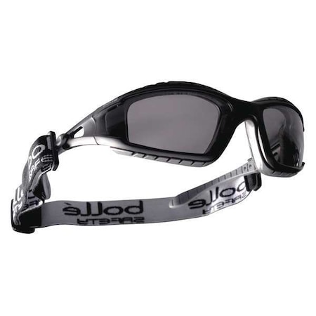 Bolle Safety Tracker, Safety Glasses, Anti-Fog, Anti-Static & Anti-Scratch, Gray Lens, Black/Gray Frame 40086