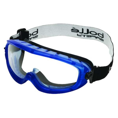 Bolle Safety Atom Series, Direct Dust Goggle Goggles, TPR Frame, Clear Lens, Anti-Fog, Scratch-Resistant 40092