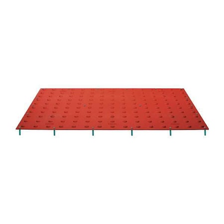 Tuftile ADA Warning Pad Polymer Red, 2 ft W x 5 ft L, 7/16 in Thick TT2460-SA-BRD-1
