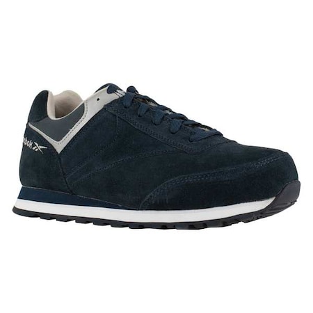 Reebok Women's Athletic Shoe, Steel Toe, Suede Upper, Rubber Outsole, Lace Up, Navy Blue, 7 1/2 W RB195