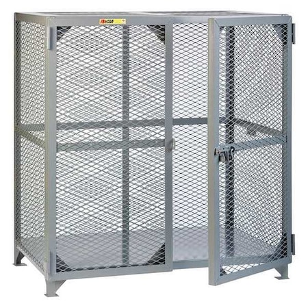 Little Giant Bulk Storage Locker, 49 in W, 33 in D, 52 in H, (1) Tier, (1) Wide, Gray SCN-3048-NC