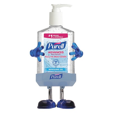 Purell Hand Sanitizer Kit, 8oz Pump Bottle in PURELL PAL for Desk 9600-PL1