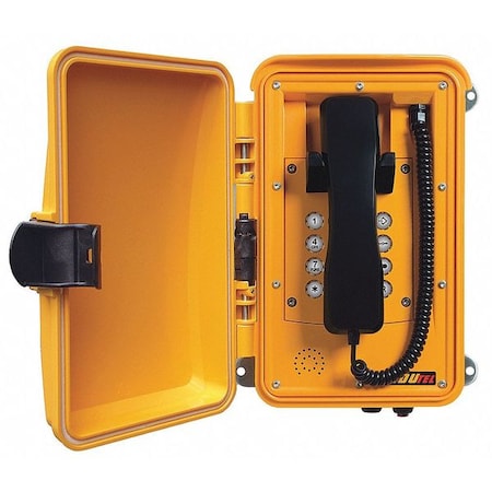 Fhf Weatherproof Telephone, Yellow 1126450190
