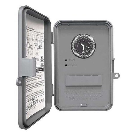 Intermatic Electromechanical Timer, 7-Day, DPDT WHAVQ7