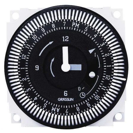 Intermatic Electromechanical Timer, 24-Hour, SPDT FM1QTUZH-24U