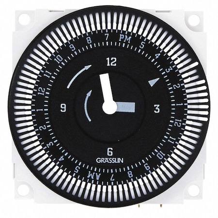 Intermatic Electromechanical Timer, 24-Hour, SPDT FM1QTUZ-24U