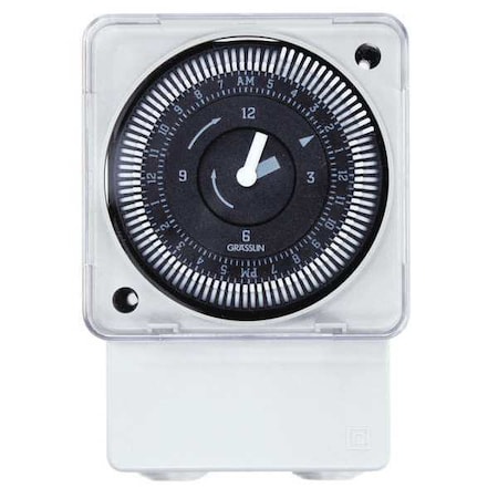Intermatic Electromechanical Timer, 24-Hour, SPDT MIL72AQTUZ-120