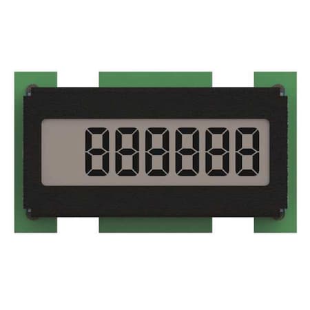 Enm Electronic Counter, 6 Digits, LCD C1101BB