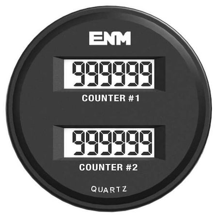 Enm Electronic Counter, 6 Digits, LCD T39FB48