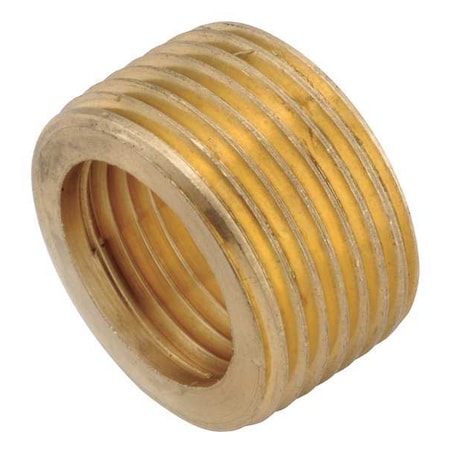 Zoro Select Bushing Low Lead Brass Face Bushing, 3/4 in Male NPT X 1/2 in Female NPT 706140-1208
