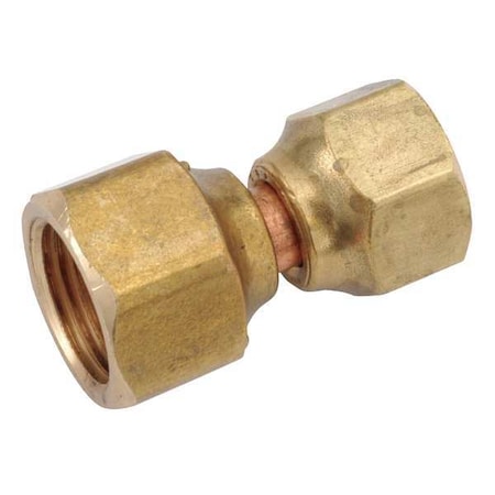 Zoro Select Strt, Brass, Flared1/2in, Flared3/8in 704075-0806