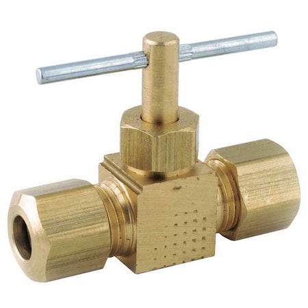 Zoro Select Needle Valve, Low Lead Brass, 150 psi 709106-05