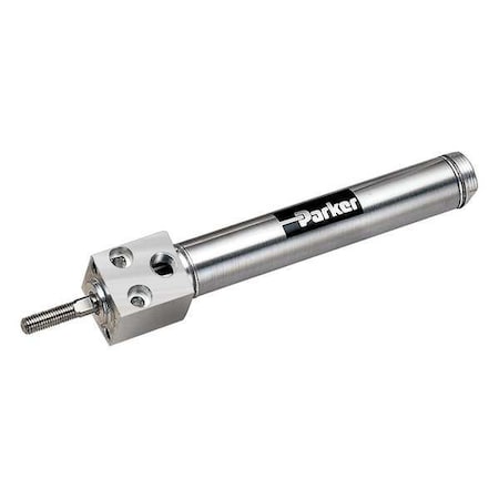 PARKER Air Cylinder, 1 1/16 in Bore, 1 in Stroke, Round Body Double Acting 1.06BFDSR01.00