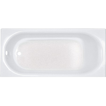 American Standard Recess Bath, 60 in L, 30 in W, White, Americast(R), Left 2392202.020