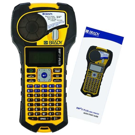 Brady Portable Label Printer, BMP21 Series, Handheld, Single Color Capability BMP21-PLUS