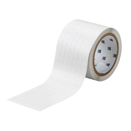 Brady Pre-Cut Label Stock Roll, White, Matte THT-38-719-10