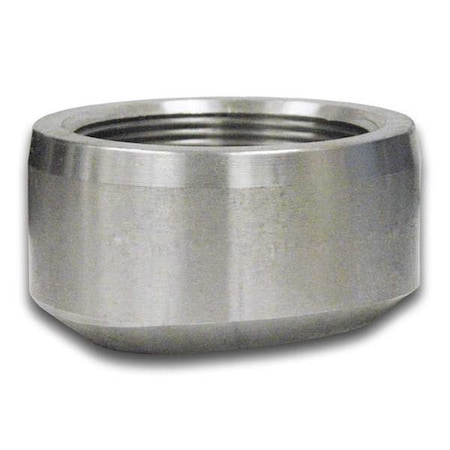 Zoro Select 1/2 in FNPT 304/304L Stainless Steel Threaded Outlet, Class 3000  100740350212