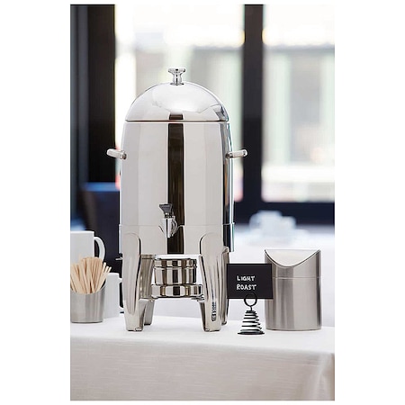 American Metalcraft Coffee Urn, Silver/Gold, 11 qt. ALLEGCU2
