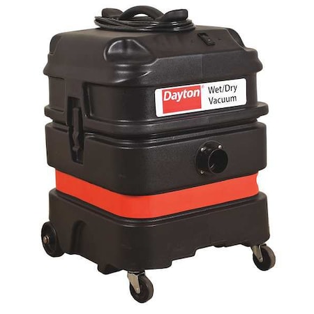 Dayton Industrial/Commercial, Shop Vacuum, 13 gal, Standard, 108 cfm, 1 1/2 hp MV-1300-0GEV