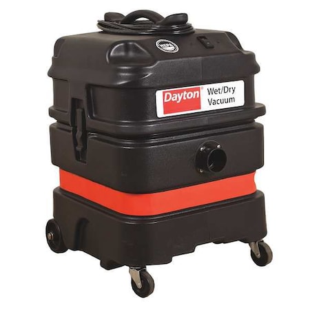 Dayton Industrial/Commercial, Shop Vacuum, 13 gal, HEPA, 108 cfm, 1 1/2 hp MV-1300-HGEV
