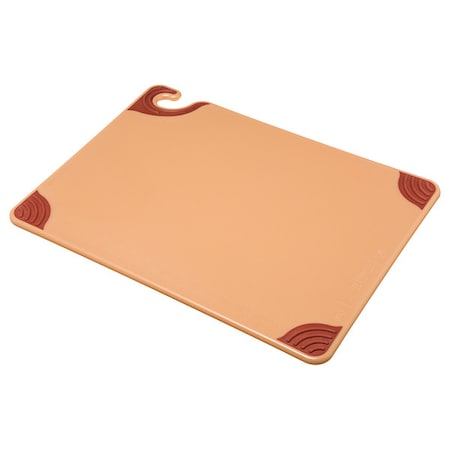 San Jamar Cutting Board w/Grips, 15 x 20 In, Brown CBG152012BR