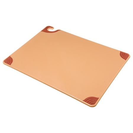 San Jamar Cutting Board w/Grips, 18 x 24 In, Brown CBG182412BR