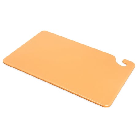 San Jamar Cutting Board, 12 x 18 In, Brown CB121812BR
