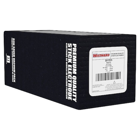 Westward 14" Welding Electrode 5/32" Dia., AWS E6010, 50 lb. 20YD05