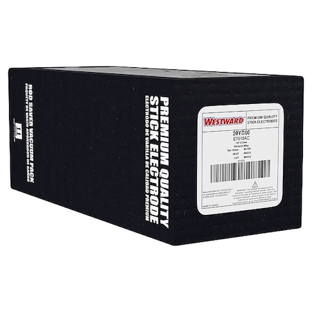 Westward 14" Welding Electrode 1/8" Dia., AWS E7018AC, 50 lb. 20YD50