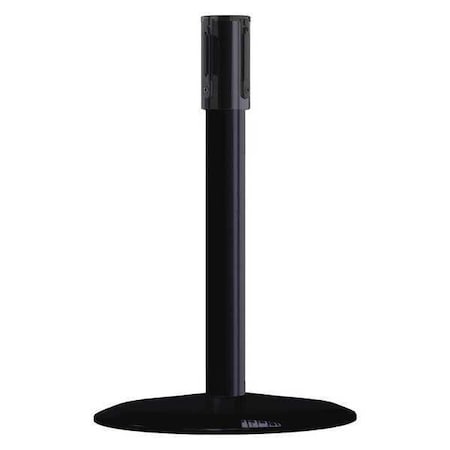 Tensabarrier Receiver Post, 18 In H, Black 8G1B-33-33-33-RCV