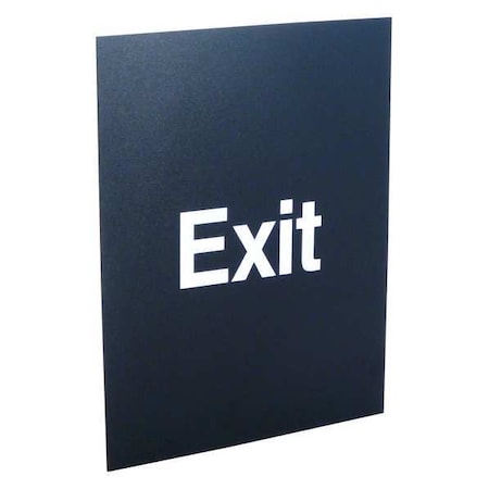 Visiontron 8.5x11 Sign - EXIT (Double Sided) PS811-02BK