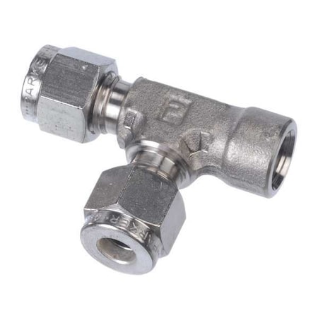Parker 1/4" x 3/8" A-LOK x FNPT SS Tee 6FRT4N-316