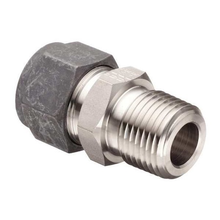 Parker 1/4" CPI x SAE SS Straight Thread Elbow 4-4 ZHBA-SS