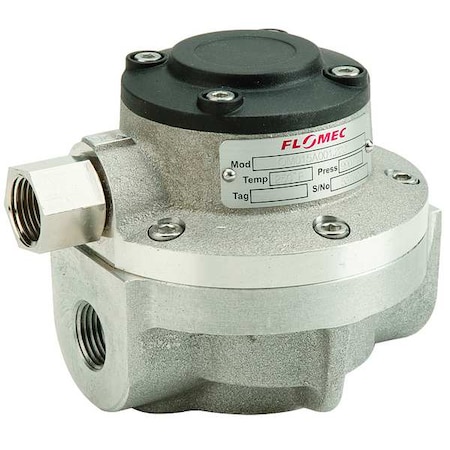 Flomec Flowmeter, Oval Gear, 990 psi, 1/2 in. OM015A511-222
