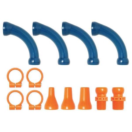 Loc-Line Extended Elbow Kit, 1/2In 50872