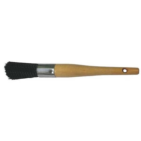 Westward Parts Washer Brush, Straight, Nylon, Wood, 11 in Overall Length 20Y118