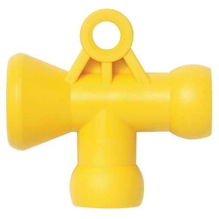 Loc-Line Acid Resist T Fitting, 1/4In, PK20 46436
