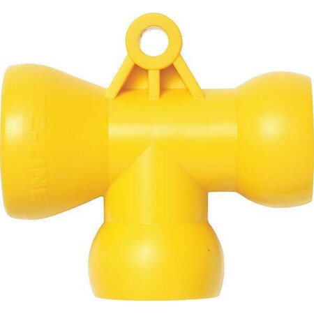 Loc-Line Acid Resist T Fitting, 1/2In, PK20 57875