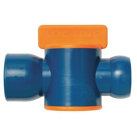 Loc-Line Female NPT Valve, 3/4In, PK10 69557