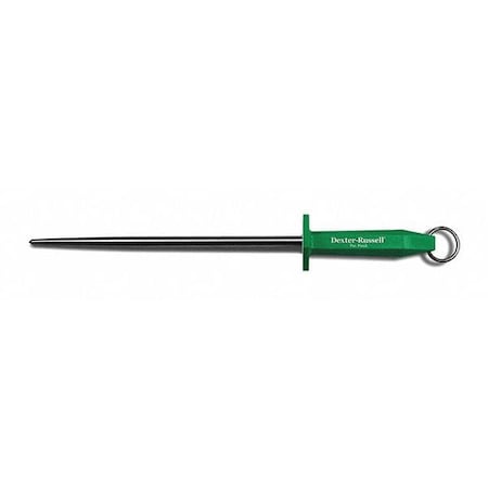 Dexter Russell No Work Steel, Rough, Green, 10 In. 07840